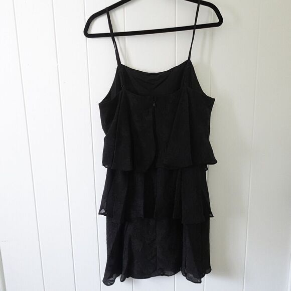 Sam Edelman Womens Dress Tiered Ruffle Mini Size Large - Picture 9 of 14